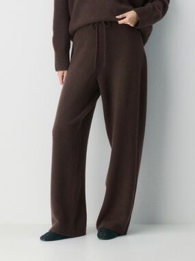 The Group by Babaton LUXE CASHMERE WIDE PANT